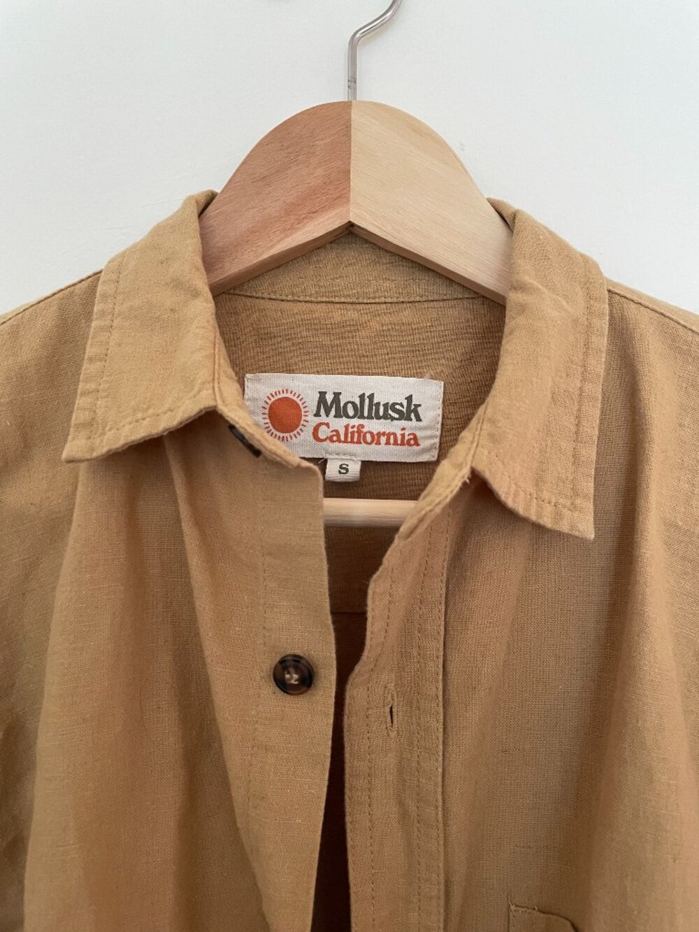 Mollusk Surf Shop One Pocket Shirt Relaxed Cotton Button-Down Shirt